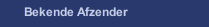 Bekende Afzender